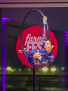 alt="espectáculo para evento corporativo con performance aérea"